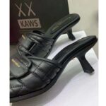 Dior Women Shoes CD Dio(r) Evolution Heeled Slide Black Quilted Cannage Calfskin - Imagen 9