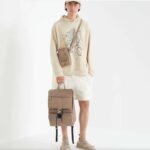 Fendi Unisex FF Fendi Flow Beige Mesh Running Sneakers – Image 11