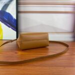 Fendi Women FF By The Way Mini Small Boston Bag Dove Gray Leather - Image 5