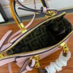 Fendi Women FF By The Way Mini Small Boston Bag Light Pink Leather – Image 7