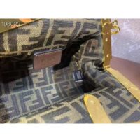 Fendi Women FF First Small Bag Beige Braided Leather Bag (1)
