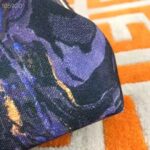 Fendi Women FF First Small Blue Marbled Fabric Bag - immagine 8