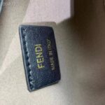 Fendi Women FF O’Lock Swing Mint Black Leather Pouch - Image 10