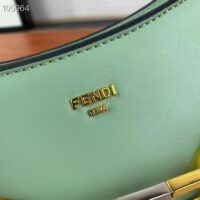 Fendi Women FF O’Lock Swing Mint Green Leather Pouch (20)