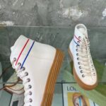 Gucci GG Unisex Interlocking G High-Top Sneaker Beige Organic Cotton - immagine 8