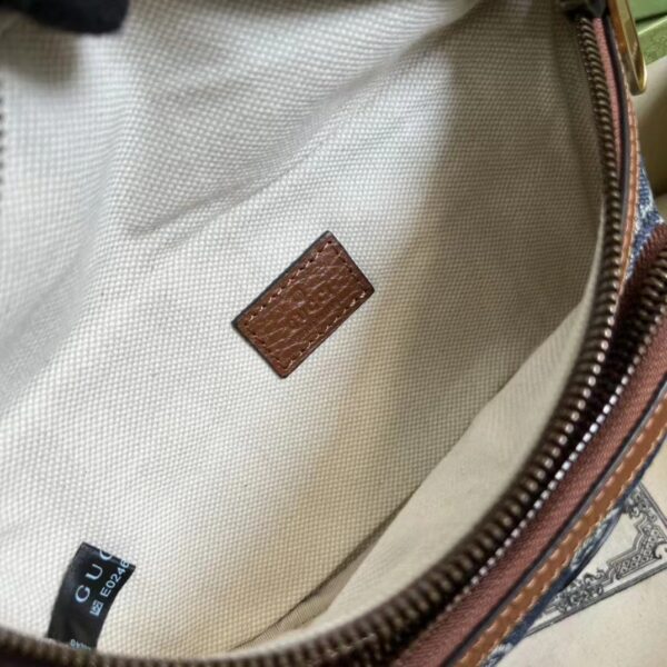 Gucci Unisex Belt bag Interlocking G Blue Ivory GG Denim Jacquard (2)