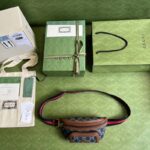 Gucci Unisex Belt bag Interlocking G Blue Ivory GG Denim Jacquard - Bild 7