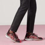 Gucci Unisex GG Run Sneaker Black Red Technical Knit Fabric Rubber Interlocking G - Image 11