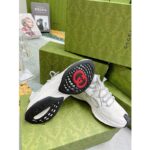 Gucci Unisex GG Run Sneaker White Technical Knit Fabric Rubber Interlocking G - Image 7