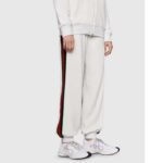 Gucci Unisex GG Run Sneaker White Technical Knit Fabric Rubber Interlocking G - Image 12