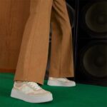 Gucci Unisex GG Sneaker White Beige Supreme Canvas Grey Perforated Leather - Image 11