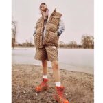 Gucci Unisex North Face x Gucci Boot Beige Ebony GG Supreme Canvas Low Heel - Image 15