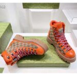 Gucci Unisex North Face x Gucci Boot Beige Ebony GG Supreme Canvas Low Heel - Image 5