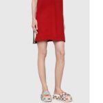 Gucci Unisex Platform Slide Sandal Multicolor GG Linen Fabric Mid 6 Cm Heel - Image 7