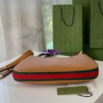 Gucci Women Attache Large Shoulder Bag Dark Orange Leather - Bild 6