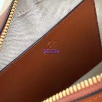 Gucci Women GG Matelassé Leather Shoulder Bag Light Brown Double G (2)