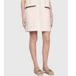 Gucci Women GG Slide Sandal Double G Beige Ebony Orignal GG Canvas - immagine 8