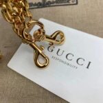 Gucci Women Matelassé Leather Top Handle Bag Black GG Matelassé Leather Double G - Image 9