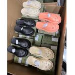 Gucci Women Slip-On Sandal Peach Perforated GG Rubber Mid 6 Cm Heel - immagine 7