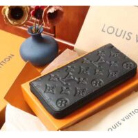 Louis Vuitton LV Unisex Brazza Wallet Vertical Black Monogram Shadow Calf Leather (8)