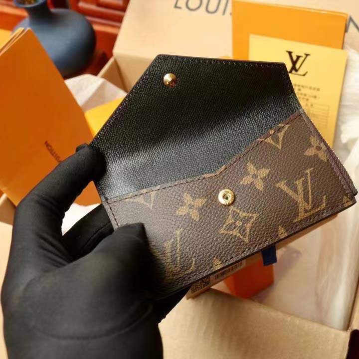 Louis Vuitton Card Holder Recto Verso Brown in Coated Canvas with Gold-tone  - US