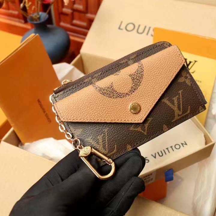 Louis Vuitton Card Holder Recto Reverso Monogram Reverse Brown in Coated  Canvas/Leather with Gold-tone - US