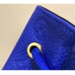 Louis Vuitton LV Unisex Christopher MM Backpack Blue Embossed Taurillon Leather - immagine 6