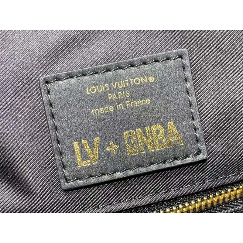 Louis Vuitton Blue Taurillon NBA Christopher Backpack MM