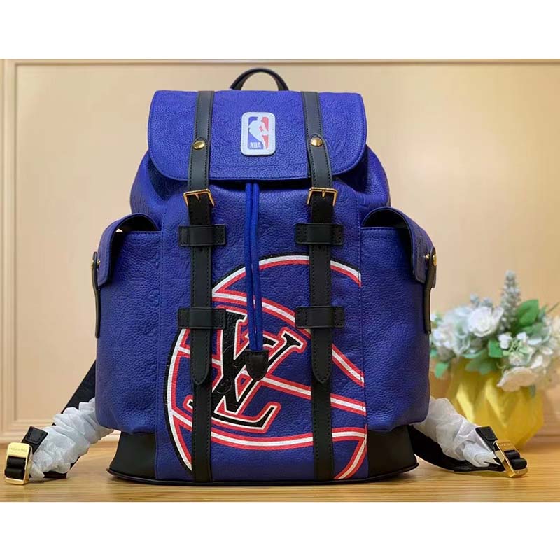 Blue Taurillon NBA Christopher Backpack MM