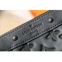 Louis Vuitton LV Unisex Discovery Pochette Black Monogram Shadow Calf Leather (5)