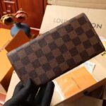 Louis Vuitton LV Unisex Emilie Wallet Rose Ballerine Pink Coated Canvas Grained Cowhide - immagine 4