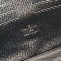 Louis Vuitton LV Unisex Kasai Clutch Grey Damier Graphite Canvas (8)