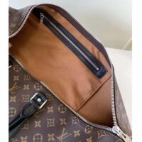 Louis Vuitton LV Unisex Keepall Bandoulière 55 Monogram Canvas Natural Cowhide Leather (1)