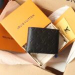 Louis Vuitton LV Unisex Multiple Wallet Black Monogram Shadow Calf Leather Cowhide - immagine 2
