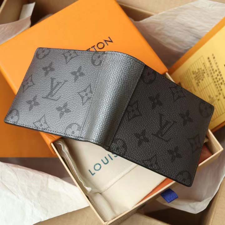 Louis Vuitton Grey Monogram Taiga Wallet - CharityStars