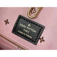 Louis Vuitton LV Unisex Onthego MM Tote Black Monogram Coated Canvas (2)