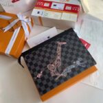 Louis Vuitton LV Unisex Pochette Voyage MM Bag Damier Graphite Stamps Coated Canvas - Bild 4