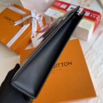 Louis Vuitton LV Unisex Pochette Voyage MM Bag Damier Graphite Stamps Coated Canvas - Bild 7