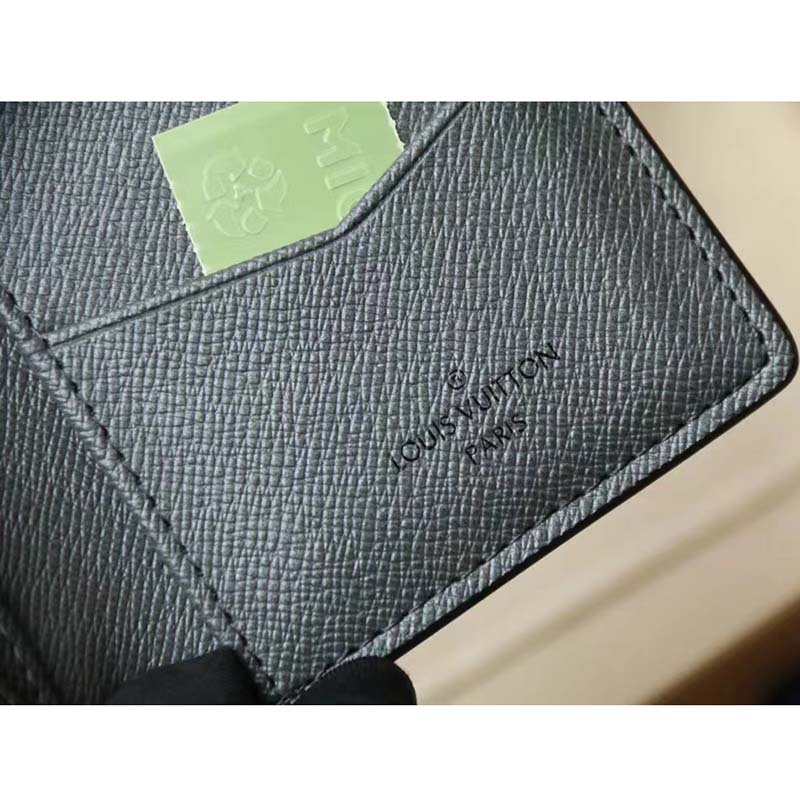 Louis Vuitton Pocket Organizer Miami Green in Monogram Coated Canvas/Taiga  Cowhide Leather - US