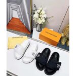 Louis Vuitton LV Unisex Pool Pillow Comfort Mule Black Monogram Nylon - Imagen 10
