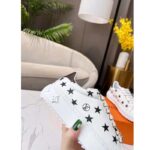 Louis Vuitton LV Unisex Time Out Sneaker Black White Printed Canvas Rubber Outsole - Imagen 10