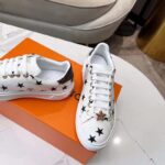 Louis Vuitton LV Unisex Time Out Sneaker Black White Printed Canvas Rubber Outsole - Imagen 8