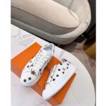 Louis Vuitton LV Unisex Time Out Sneaker Black White Printed Canvas Rubber Outsole - Imagen 5