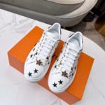 Louis Vuitton LV Unisex Time Out Sneaker Black White Printed Canvas Rubber Outsole - Imagen 3