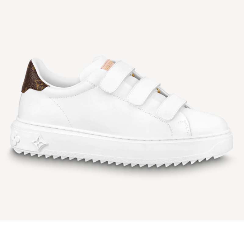 Time out leather trainers Louis Vuitton White size 39 IT in Leather -  36435742