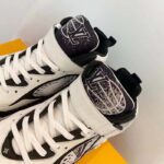 Louis Vuitton LV Unisex Trainer 2 Sneaker White Calf Leather Rubber Outsole - Image 11