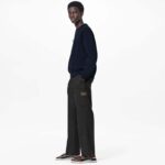 Louis Vuitton LV Unisex Trainer Mule Black Mix Materials Anatomic Insole Initials - Image 12