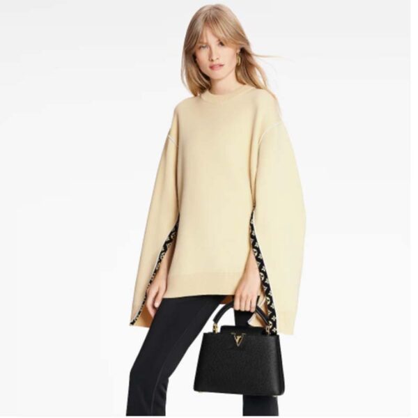 Louis Vuitton LV Women Capucines BB Handbag Black Taurillon Leather Snap Hook (8)