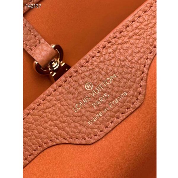 Louis Vuitton LV Women Capucines BB Handbag Brown Python Taurillon Leather (9)