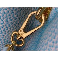 Louis Vuitton LV Women Capucines BB Handbag Lilas Purple Taurillon Leather Shimmery (8)